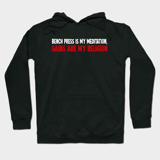 For benchpress lovers Hoodie by Dope_Design